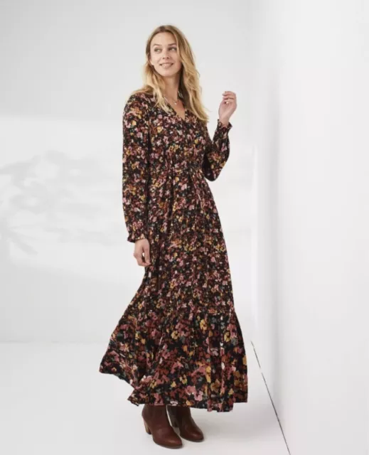 FAT FACE JOYCE Patch Maxi Dress Purple Long Size Womens UK 18 19.99 PicClick UK