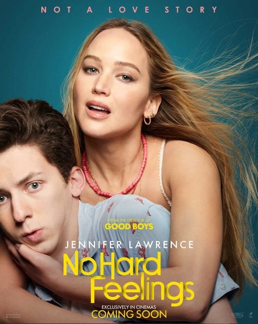 NO HARD FEELINGS 2023 Movie Poster Film Picture Art Print Decor Room
