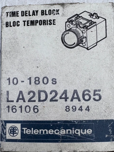 Telemecanique Blocco Temporale LA2 DT2 LA2DT2 Contatto