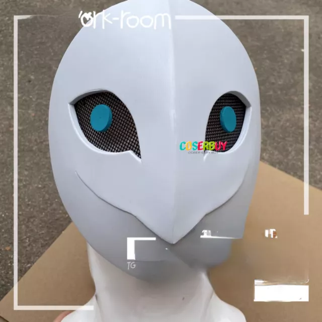 Game Identity Ⅴ Cosplay Ithaqua White Mask Helmet Adult Halloween Handmade Prop
