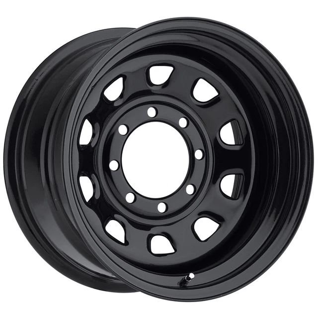 Vision 84 D Window 15x10 5x4.5" -39mm Gloss Black Wheel Rim 15" Inch