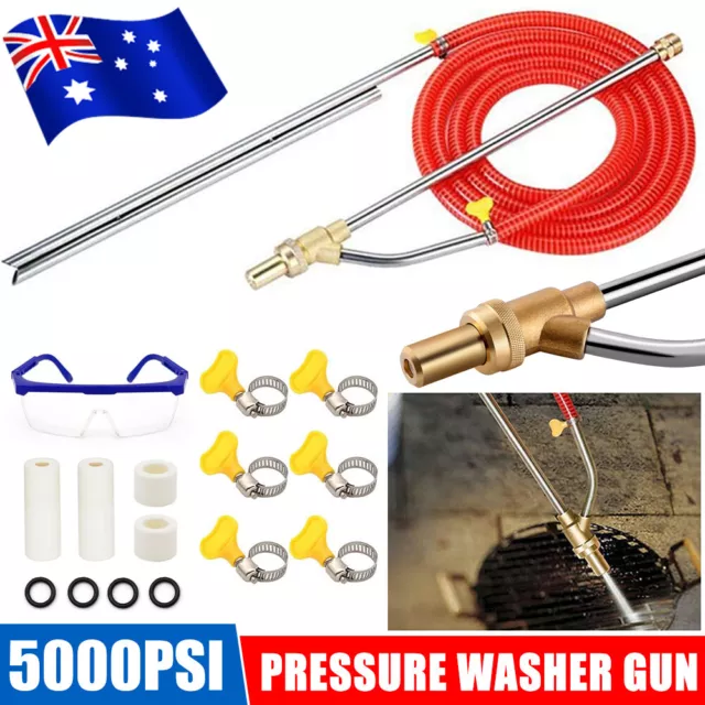 Sand Blaster Wet Blasting High Pressure Washer Gun Sandblasting Water Clean Tool