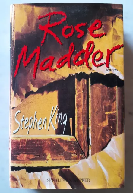 Sperling & Kupfer - ROSE MADDER di Stephen King PRIMA EDIZIONE 1996