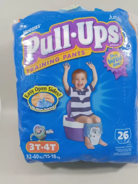 Huggies Pull-Ups Plus Training Pants, 3T to 4T Boy, 116-pack