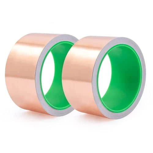 Copper Foil Tape (2inch X 33 FT) with Conductive Adhesive for Guitar