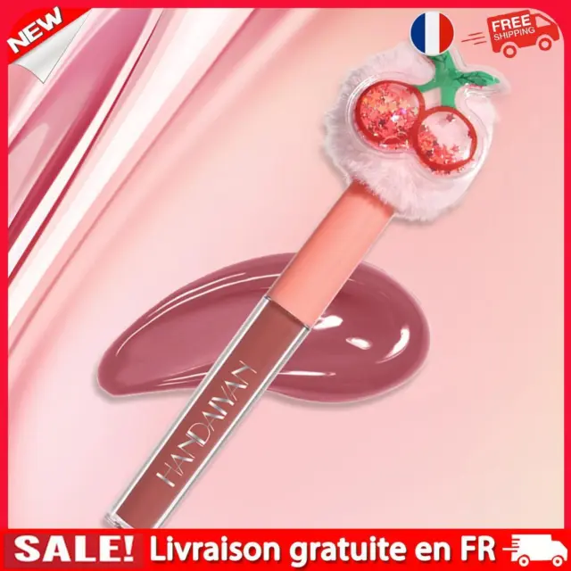 Matte Liquid Lipstick Non-Stick Cup Not Fade Gift for Girls/Women (White)