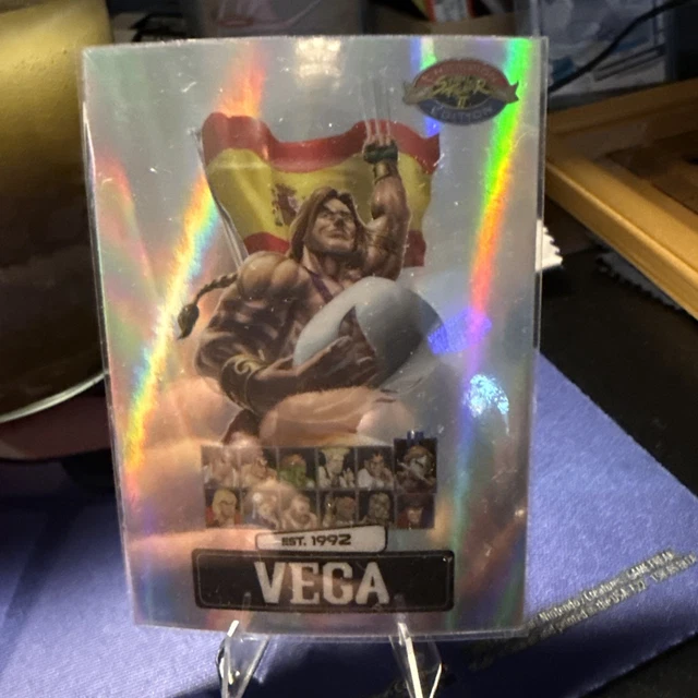 STREET FIGHTER PSAマガジンBlue VEGA 10/100 PSA MAGAZINE STREET Fighter 2 VEGA + SEALED Promo Pack Card