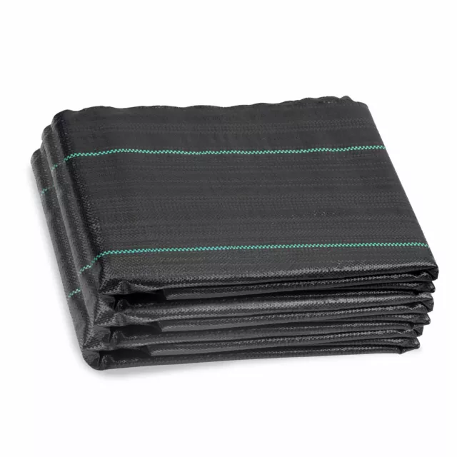 Heavy Duty Weed Control Fabric Ground Cover Membrane Sheet Garden Mat Landscape