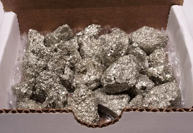 Iron Pyrite Collection Natural Chispa Crystals Fools Gold