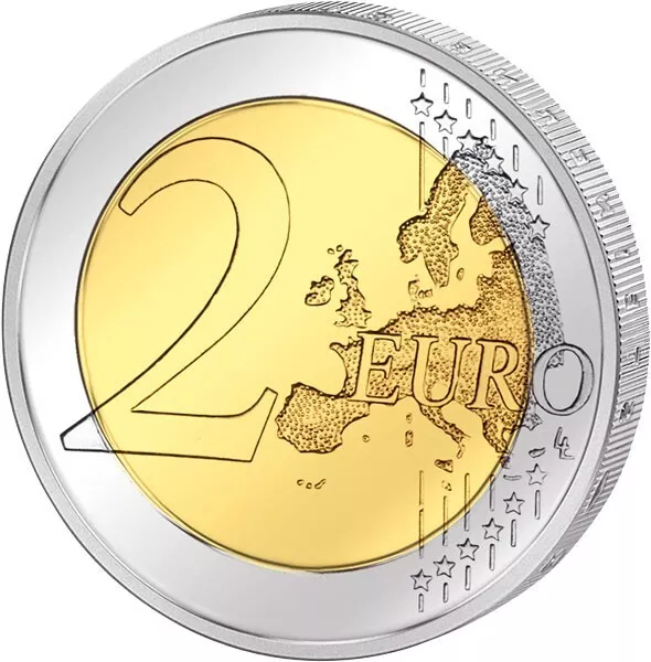 FINLANDE 2008 X 1 Piece 2 Euro Commemorative Finland Finlandia Unc de Rouleau 