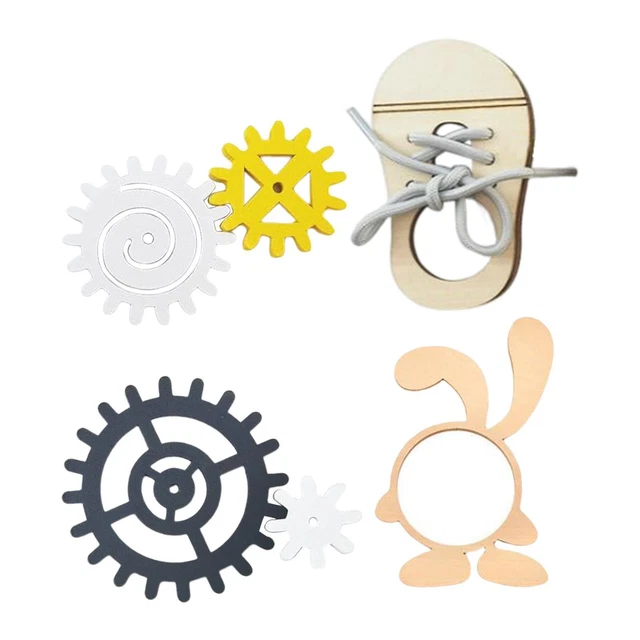 Accessoires Montessori Busy Board – Lot De 2 Panneaux D’Activités Sensoriels – Bois – Pour Enfant Développement Motricité