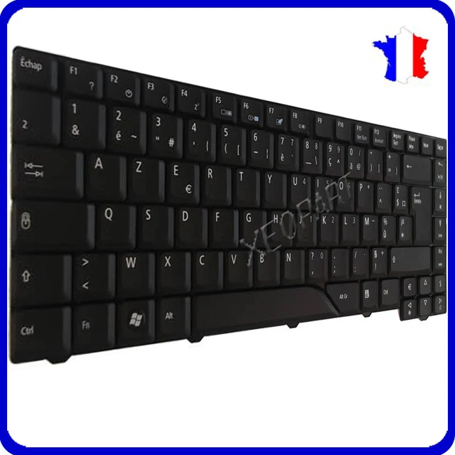 Clavier français noir neuf pour Acer Aspire 7551G - Pièce PC Portable
