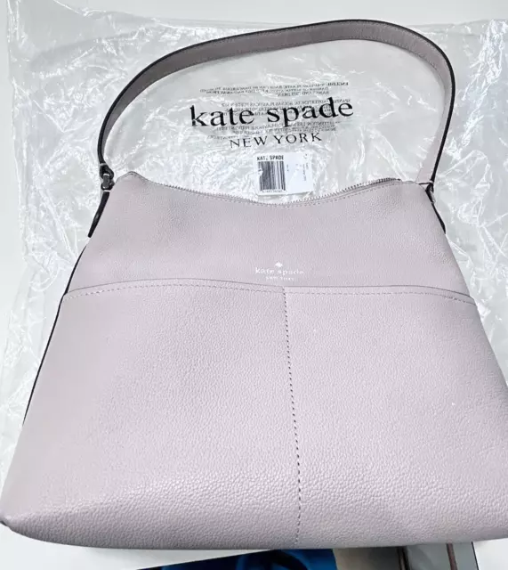 KATE SPADE NEW York Bailey Shoulder Bag ~ Pebbled Leather ~ Warm Beige ...