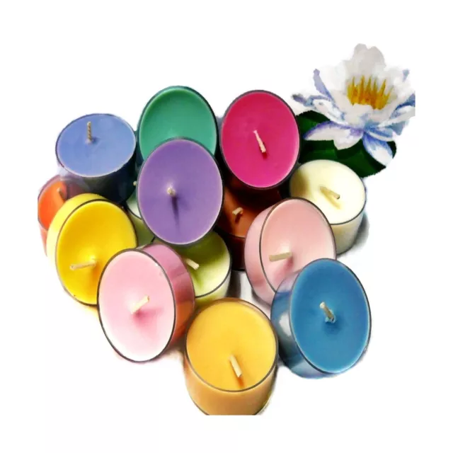 Soy wax Scented Tealight Candles x 24 - 6hr burn each - Choose your fragrance