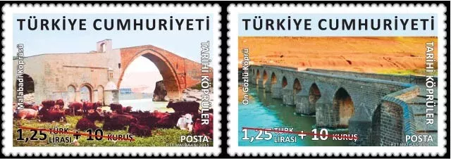 Türkei 2015 Turkey- Historische Brücken/Köprüler, Mi.:4167/4168 **MNH Postfrisch
