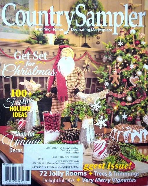 Country Sampler Inspiring Homes Decorating Marketplace - Magazine