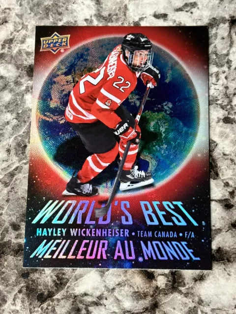 2023 UD Tim Hortons Legends Collectors Series Worlds Best - Hayley Wickenheiser