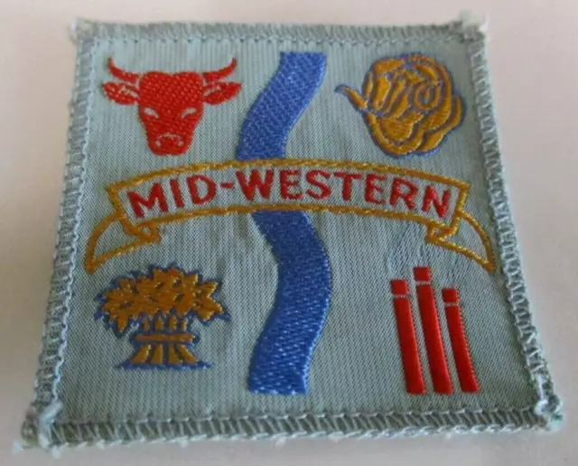 Mid-Western Region - Boy Scouts Cloth Badge/Patch - Australia - Vintage - 1960s