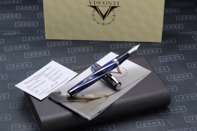 Visconti Divina Übergröße Taifun Blu Limited Edition 100 Füllfederhalter