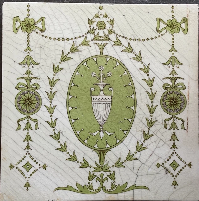Antique Transfer Tile with Classical Design
