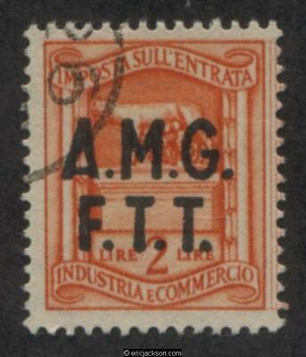 Trieste Industry & Commerce Revenue Stamp, FTT IC32 left stamp, used, VF