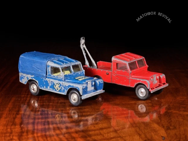 VINTAGE CORGI TOYS 416s Land Rover 109 W.B. RAC Radio Rescue & 417 ...