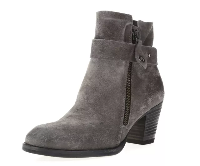 Paul Green 244264 Womens Dallas Bt Leather Ankle Bootie Gray Size 3 AU/ 5.5 US