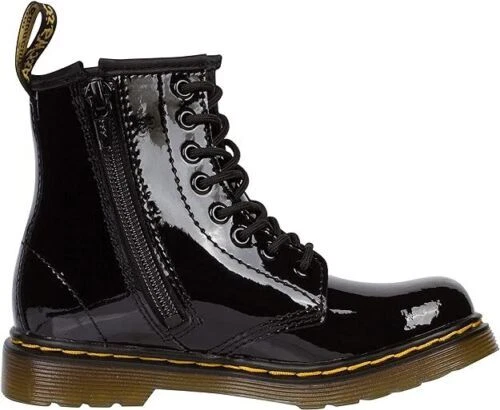 Dr Martens 1460 J Noir Enfant Patent Lamper Chaussures Homme Noir Cuir 2024