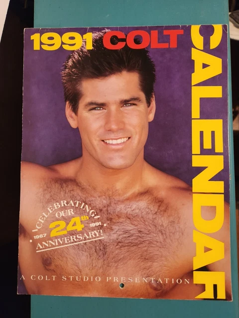 1991 COLT STUDIO Nude Male Model Calendar 24th Anniversary Gay Interest