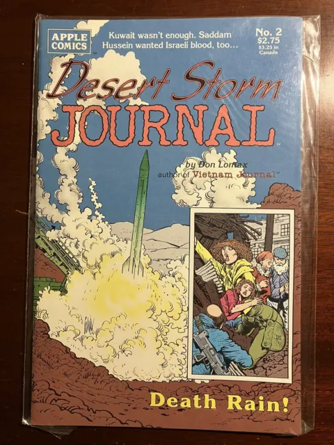 Desert Storm Journal #2 Death Rain Don Lomax Vintage Comic Book