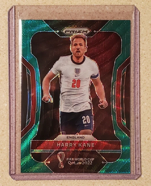HARRY KANE 2022 Panini Prizm FIFA World Cup SP Green Wave Prizm #86