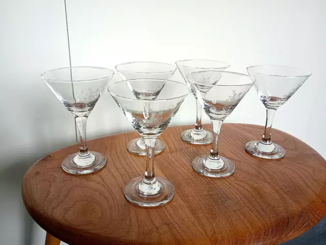 Vintage Set of 6 Limited Edition Babycham Glasses Immaculate Condition