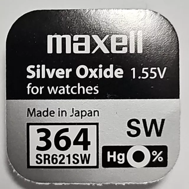 Maxell  364 V364 Uhren-Batterie SR612SW SR612SW Made In JAPAN, ÖZEN SAAT