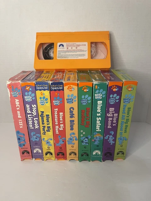 Deviantarts Hidden Gem Vintage Blues Clues Vhs Tapes - gcmmuku