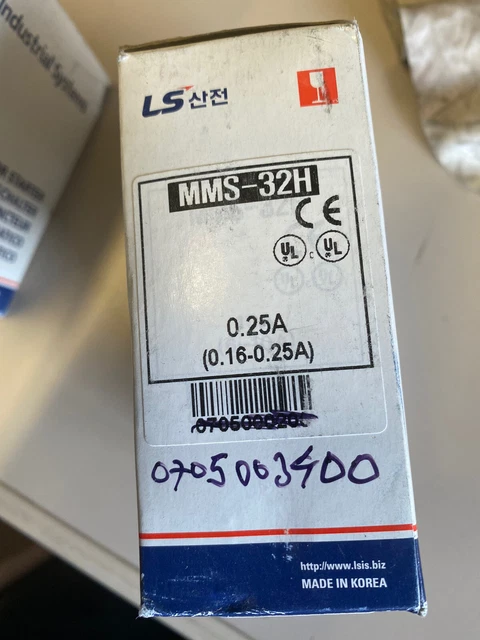 Ls Mms-32H 0,25 A (0,16-0,25 A) Avviamento Motore