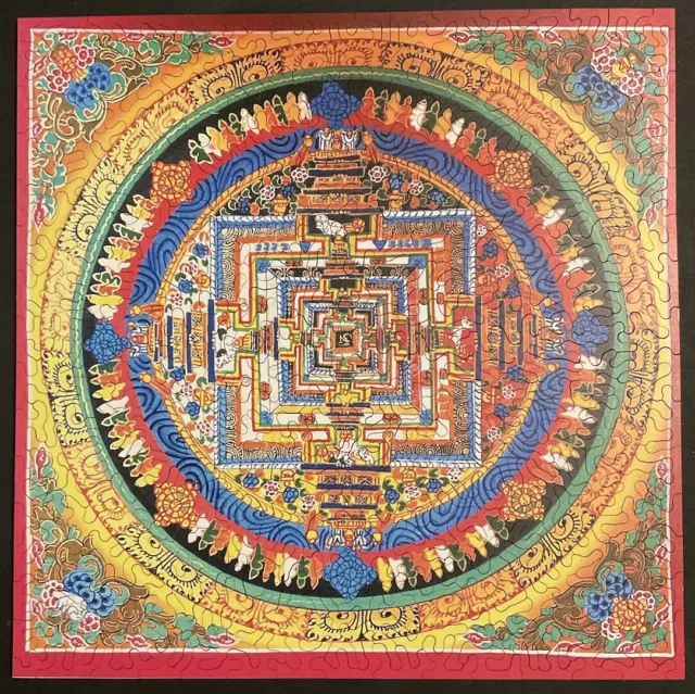 300 Shaped Piece wooden jigsaw puzzle Tibetan Tapestry By Gemturt Puzzles