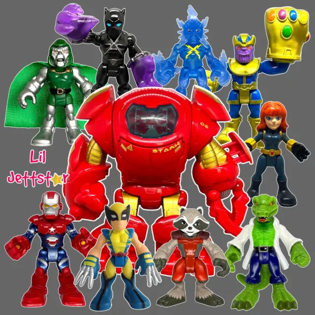 PLAYSKOOL MARVEL Super Hero Villain 2.7" Used Mini Figures Loose *Please select*