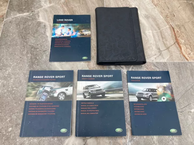 Range Rover Sport L320 Owners manual handbook pack & wallet 2005