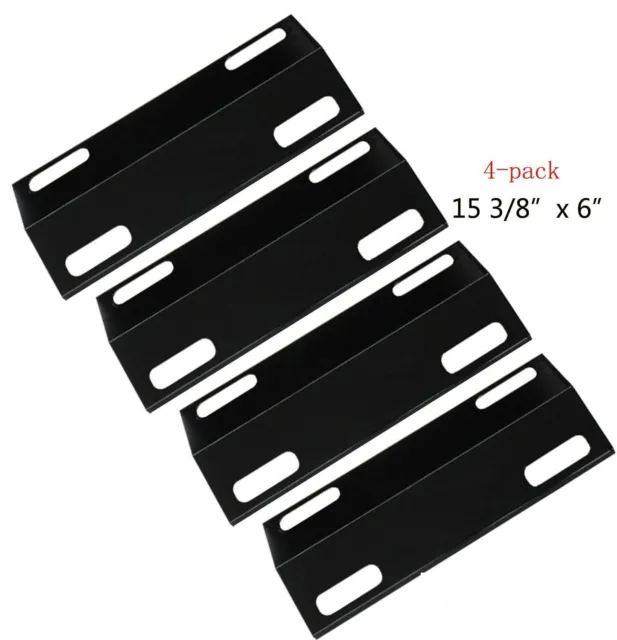 4 Pack Ducane Gas Grill Replacement Porcelain Steel Heat Plates Shield Cover
