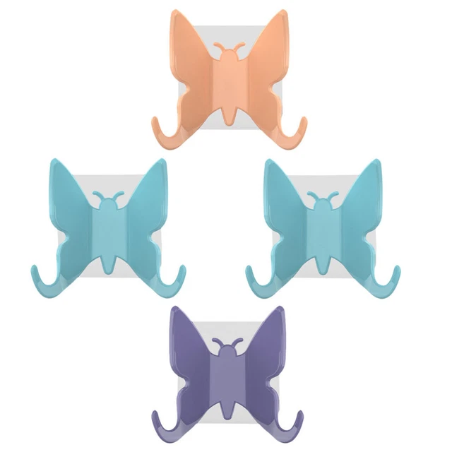 4 pz ganci da parete decorativi autoadesivi appendiabiti arazzo da parete