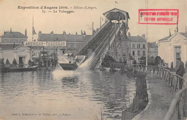 Cpa 49 Exhibition D'angers 1906 / Official Edition / Le Slide