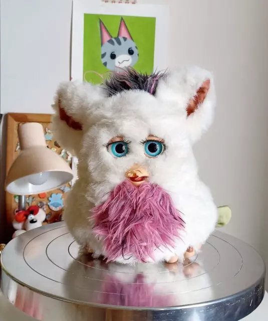 FURBY TIGER 2005 ✿ PASSIONFRUIT with blue eyes ✿ NOT WORKING ✿