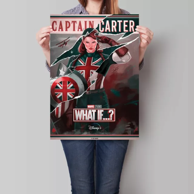 What if...? Poster TV Series Marvel Captain Carter A2 A3