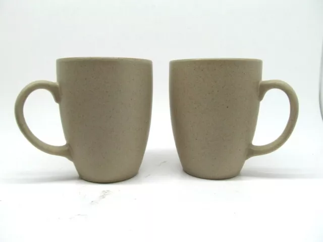 Mikasa Potters Art  Cafe Latte 4 Inch 12 Oz coffee Mugs Set Of 2