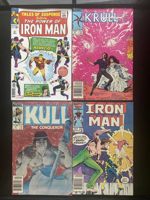 Lot of 56 Mostly Copper and Modern Age Marvel Iron Man 210, X-Men 1 (1990),
