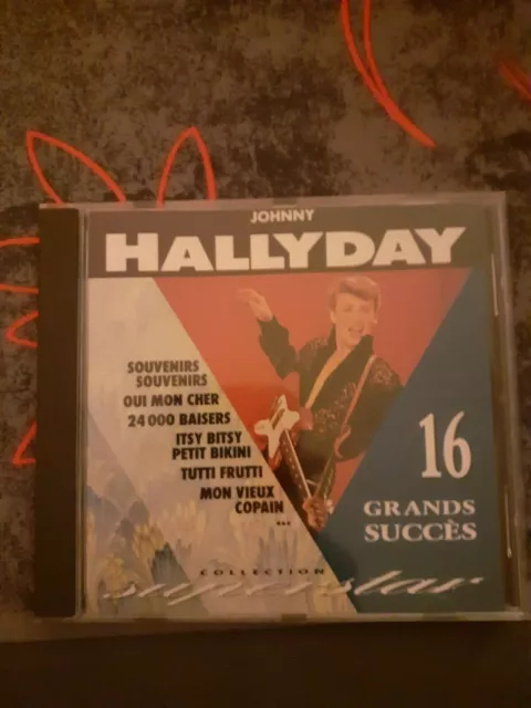 Johnny Hallyday 16 Grands Succés CD Hors Commerce France Loisirs Trés Bon Etat