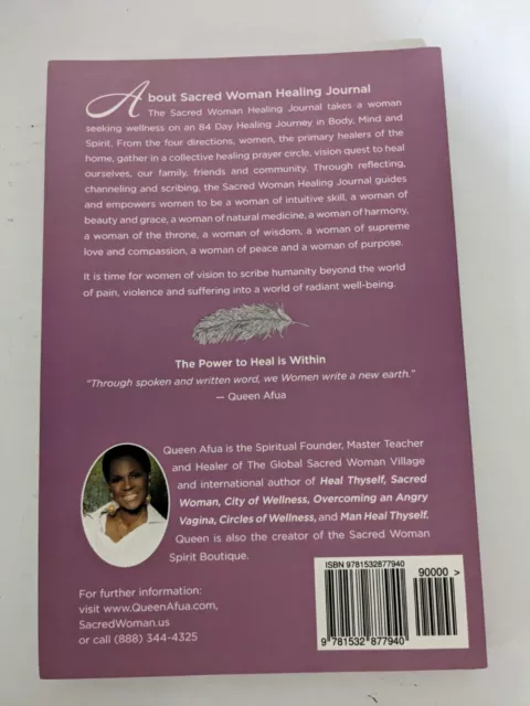 Sacred Woman: 84 Day Healing Journal - Paperback By Afua, Queen - New Others 2
