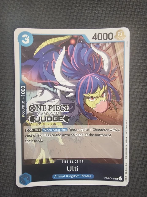 one piece card game ulti One Piece TCG P-077 Ulti Promo main image 0