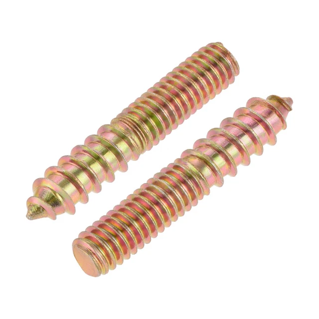 16/5-18 x 1-3/4" Pendente Bulloni Doppia Testa Tassello Vite per Mobili 10pz