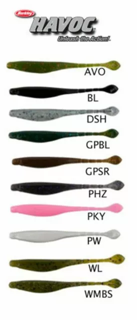 Berkley 3” Powerbait Pro Twitchtail Minnow Fishing Bait – Assorted Colours  15/P
